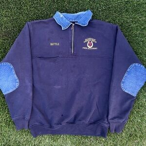 Men's Navy Blue Fire Academy Sweater